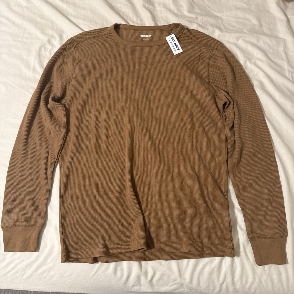 Old Navy Men's Tan Crewneck Sweater